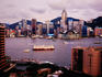 Tsim Sha Tsui Promenade, Victoria Harbour and Hong Kong Island skyline (Wan Chai).