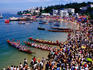 Dragon boat races at Stanley Beach.