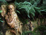Sculptures merge with the surrounding rock, ferns and mountain ash, William Ricketts Sanctuary.