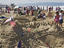 Sand sculpture contest, Los Angeles