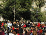 Audience at Plaza de Armas square.