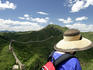 Looking over Great Wall of China.