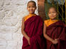 Young Buddhist Monks at temple in Samakhusi.