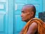 Monk at Swayambhunath temple.