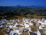 Overhead of village rooftops, Olvera