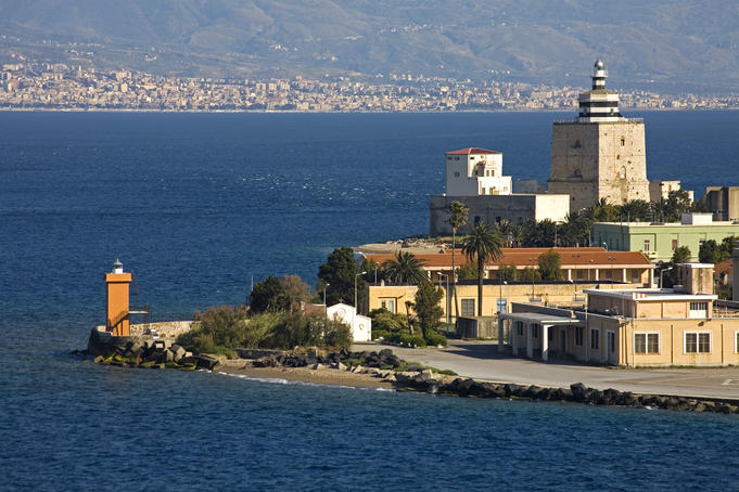 Coastguard and naval station, Port of Messina.