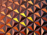 Detail of Spaceship Earth at sunset, Disneyworld.