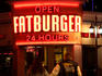 Fatburger sign.