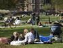 Relaxing in Kongens Have.