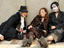 Girls wearing Japanese youth fashion (Goth Lolitas), Harajuku.