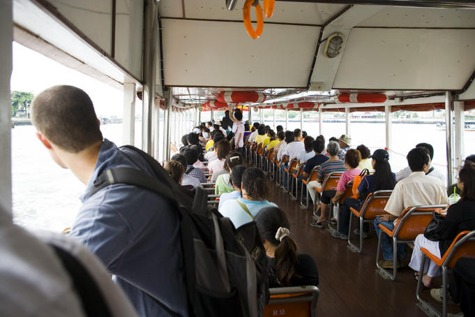 Passenger ferry on Mae Nam Chao Phraya.