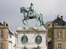 Statue of Frederik V on horseback, Amalienborg Slot Castle.