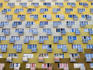 Apartment block facade.