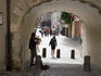 Street musician at Swedish Gate.