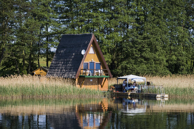 Lakeside cottage, Lake Grosser Pälitzsee
