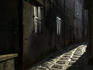 Sunlight on cobbled alley, Mt Eryx.