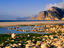 Jebel al Qamar Mountains near beach.