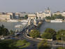 Szechenyi Chain Bridge from Castle Hill.