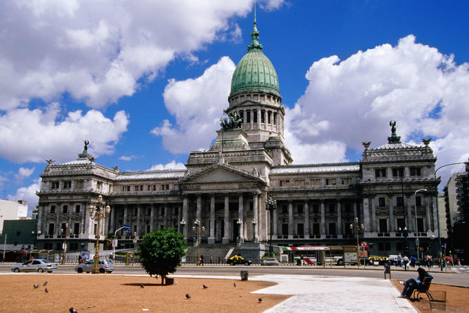 Palacio del Congreso, on Plaza del Congreso.
