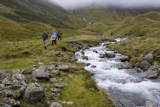 Walkers on Loft Beck.