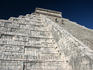 Low angle view of Chichen Itza.