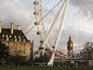 London Eye and Big Ben with County Hall on the left.
