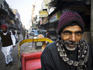 Cycle Rickshaw driver in Paharganj.