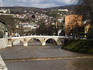 Latin Bridge straddles the River Miljacka.
