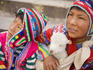 Young boys with lamb, Cusco.