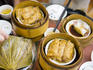 Dim sum snacks at Lin Heung, Central.