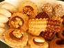Home-made Czech Christmas biscuits.