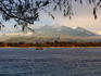 Mountains of Lombok from Gili Trawangan.