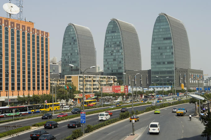 Xizhimen subway buildings, Xicheng.