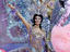 Lady on float, Santa Cruz Carnival