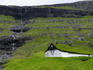 Traditional Faroese farm at Saksun.