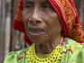 Portrait of senior Kuna woman.