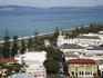 Overhead of Napier and Hawke Bay.
