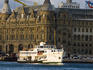 Haydarpasha railway station with ferry in foreground.
