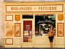 Woman at boulangerie patisserie at Villeneuve-les-Avignon.