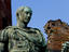 Emperor Augustus statue at Porta Palatina.
