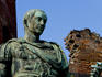 Emperor Augustus statue at Porta Palatina.