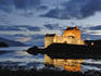 Eilean Donan at dusk.