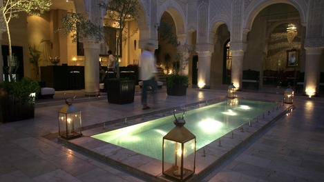 Swimming pool at Riad Fez
