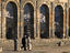 Men visit Roman city of Volubilis