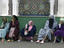 Women on street, Moulay Idriss