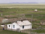 Small village in the steppe.