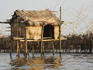 House on stilts, Lake Nokoue near Cotonou.