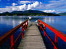 Dock at Squirrel Cove on Cortez Island near Vancouver Island.