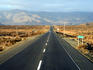 Panamerican highway in desert north of La Serena, IV Region.