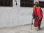 Woman, Buddhist stupa, Kathmandu
